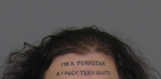 Man With World’s Worst Forehead Tattoo Is Arrested For Groping Woman