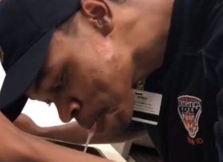 Ballpark Worker Spit In Pizza, Video Shows