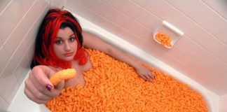 Naked Burglar Found In Tub Eating Cheetos